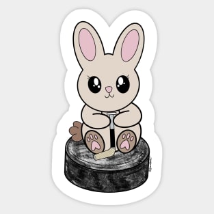 Puck Bunny Sticker